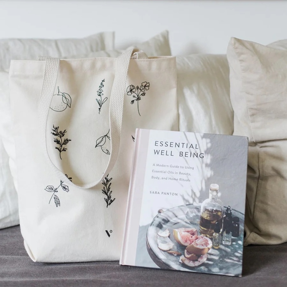 VITRUVI Botanical Tote NEW organic cotton shopping bag - Picture 5 of 7